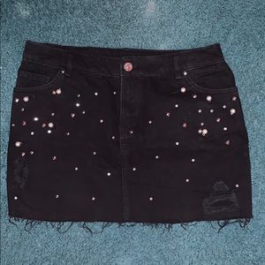 Black Denim H&M skirt